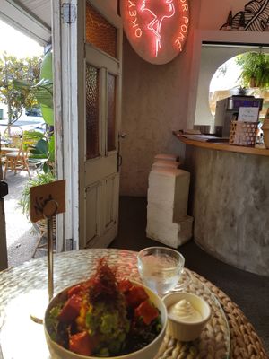 The Hulk veganised at Poke Poke in Mermaid Beach