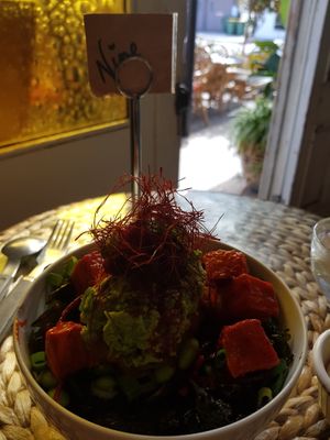 The Hulk veganised (another view) with vegan mayo at Poke Poke in Mermaid Beach