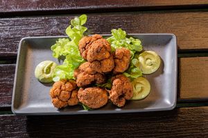 Fried Cauliflower at St Helens Bar & Burgers in Coolangatta