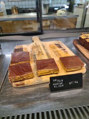 Caramel slice at Stable Coffee Kitchen in Tugun