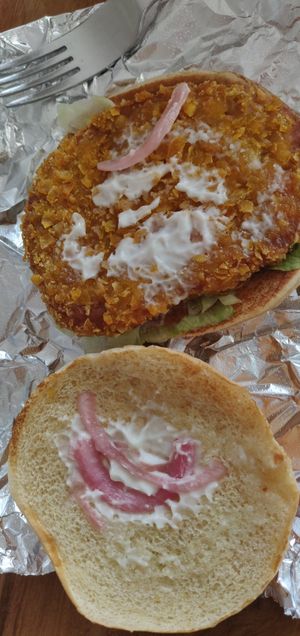 Poor amount of mayo and onion :( at BRGR in Edinburgh