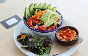 Budda bowl at The Exchange Cafe in Penzance