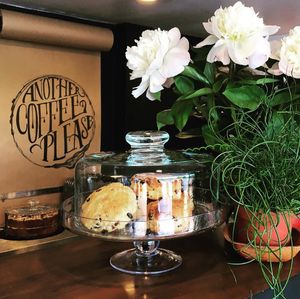 Vegan Scones at the Riverside Café at Ginger Bees Cafe in Kingston Upon Thames