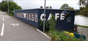 Cafe from outside  at Ginger Bees Cafe in Kingston Upon Thames