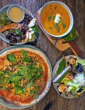 Food we ate at FAIR1-HEiM in Muelheim