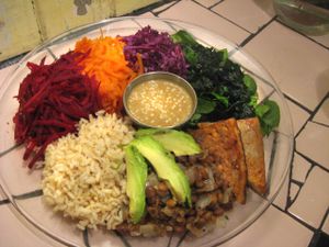 The dragon plate. at La Lumiere du Mile End in Montreal