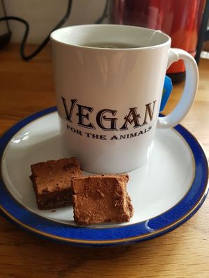 Dark Chocolate, traditional hard fudge, tempting and moreish at The Braes in Berriedale