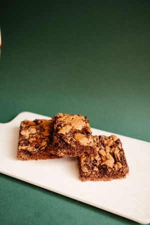 Brownies con mantequilla de mani #Veganuary at Herbívoro in Arequipa