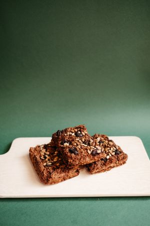 Brownies con arandanos #Veganuary at Herbívoro in Arequipa