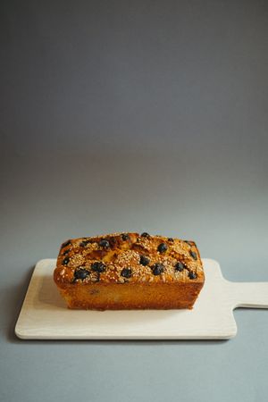 Queque de quinua con arandanos #Veganuary at Herbívoro in Arequipa