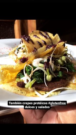 Crepes #Veganuary at Herbívoro in Arequipa