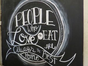 Mural at Herbívoro in Arequipa