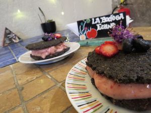 Cookies with nicecream at Herbívoro in Arequipa