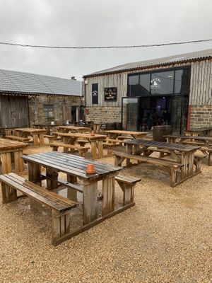 Courtyard  at Whitby Brewery in Whitby
