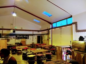 Seating area at Whitby Brewery in Whitby