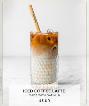 Iced Coffee Latte at Matcha Bar in Copenhagen