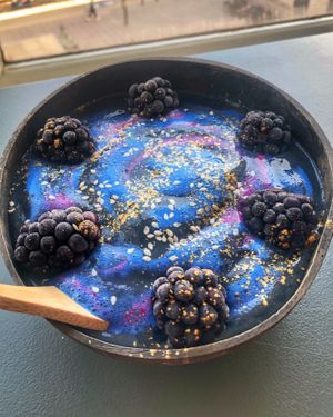 Charcoal Galaxy Bowl at Matcha Bar in Copenhagen