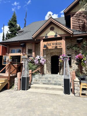   at The Woods Restaurant in Beaverdell