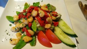 Butterbean salad at Rags in Bridlington