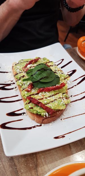 Avocado toast  at Fibonacci Coffee in Baulkham Hills