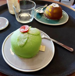 Traditional Princess cake, 65 SEK. Delicious! at Green Praline in Farsta