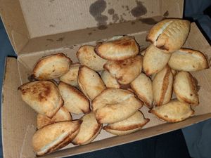 Apple pie bites, with no sugar or cinnamon coating. $20 for the portion. at Crust Gourmet Pizza Bar in Richmond