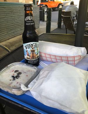 Dining there  at Sunflower Drive-In in Fair Oaks