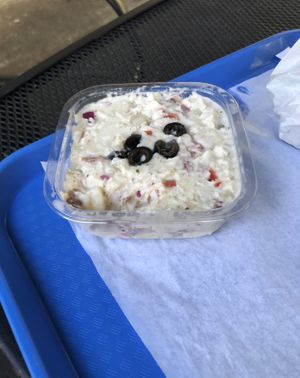 Potato salad  at Sunflower Drive-In in Fair Oaks