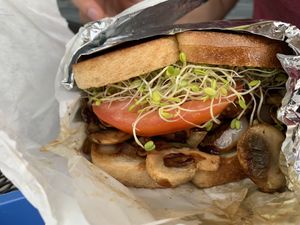 Mushroom millet - good!   at Sunflower Drive-In in Fair Oaks