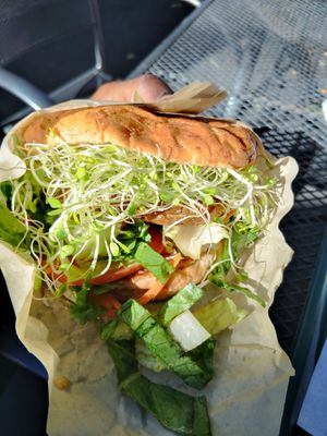 Super nut. Get extra pickles! at Sunflower Drive-In in Fair Oaks