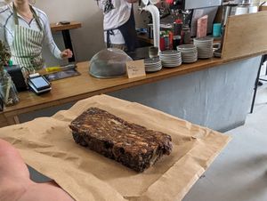 Banana bread at Herb + Olive  in Blenheim