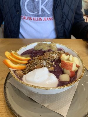 Açai bowl   at Herb + Olive  in Blenheim