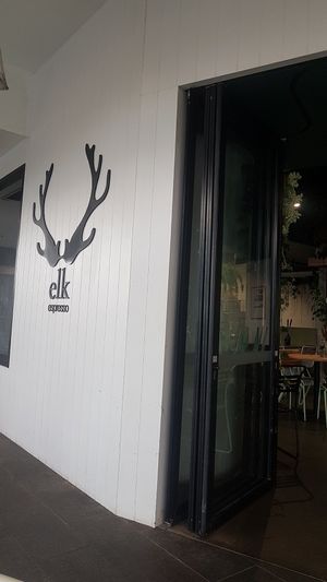 entrance at ELK Espresso in Broadbeach