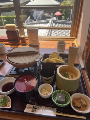 Vegan Set  at Saga Tofu Ine (Main Branch) 嵯峨とうふ 稲 本店 in Kyoto
