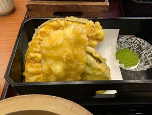 Tempura at Saga Tofu Ine (Main Branch) 嵯峨とうふ 稲 本店 in Kyoto