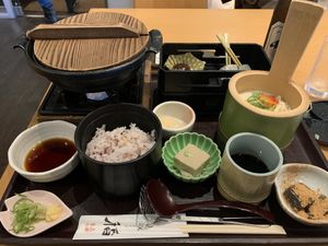 Vegan set  at Saga Tofu Ine (Main Branch) 嵯峨とうふ 稲 本店 in Kyoto