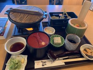Vegan set at Saga Tofu Ine (Main Branch) 嵯峨とうふ 稲 本店 in Kyoto