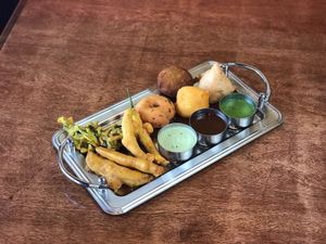 All vegan with coconut chutney  at Udipi Cafe in Duluth