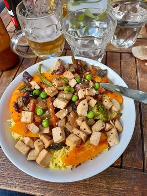 Not just an ordinary vegetable curry! ;-) at Molybagert Végétale Normandie  in Trouville-sur-mer