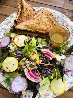 Croque Monsieur  at Molybagert Végétale Normandie  in Trouville-sur-mer