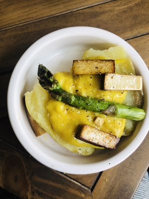 Raclette at Molybagert Végétale Normandie  in Trouville-sur-mer