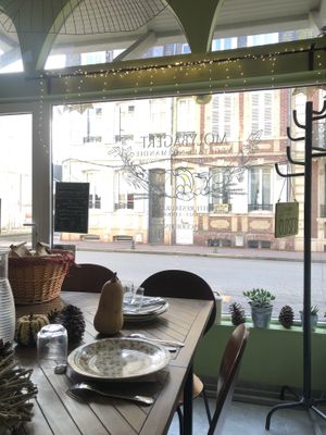 View out the window at Molybagert Végétale Normandie  in Trouville-sur-mer