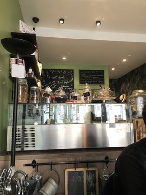 I love the message in the chalkboard. at Molybagert Végétale Normandie  in Trouville-sur-mer