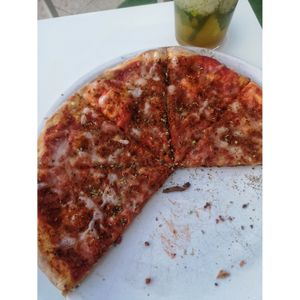 Veggie Pepperoni Pizza. #Veganuary at Palette in Torremolinos