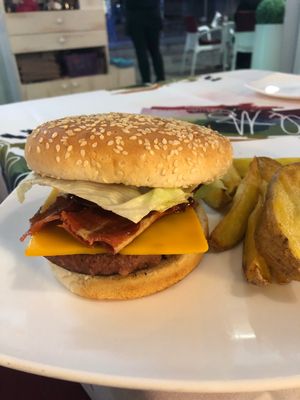 BBQ Bacon burger  at Palette in Torremolinos