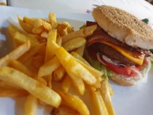 BBQ BACON BURGER at Palette in Torremolinos