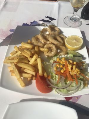 Calamares at Palette in Torremolinos