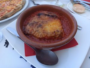 Homemade lasagna. 😻 at Palette in Torremolinos