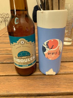 Loved the local Marseilles beer at Why Not Us Coffee in Marseille