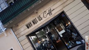 facade at Why Not Us Coffee in Marseille